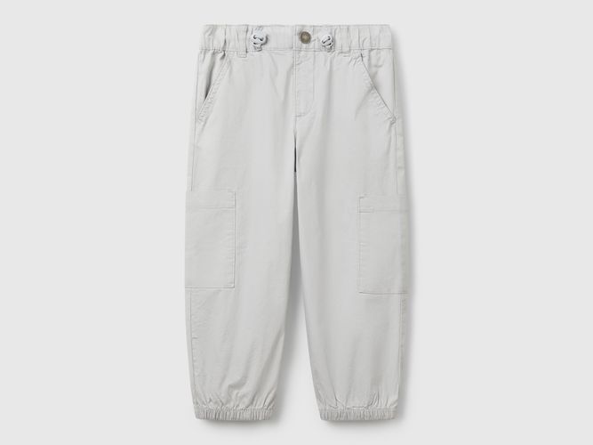 Benetton, Pantalon Parachute En Coton Stretch, taille 18-24, Gris, Enfants - United Colors of Benetton - Modalova