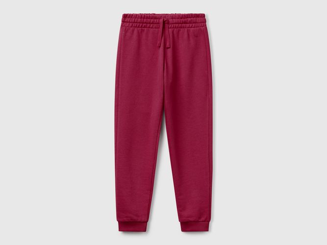 Benetton, Pantalon De Survêtement Avec Logo, taille 2XL, Bordeaux, Enfants - United Colors of Benetton - Modalova
