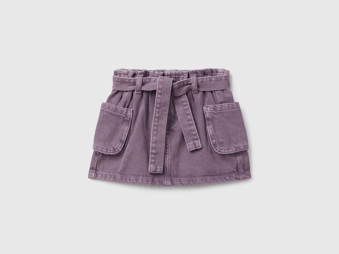 Benetton, Minijupe Cargo Avec Ceinture, taille 12-18, , Enfants - United Colors of Benetton - Modalova