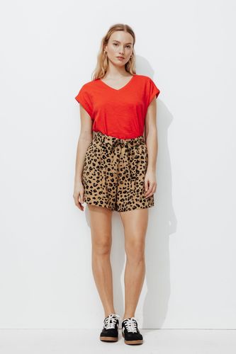 Short taille haute léopard Imprimé marron 46 - Promod - Modalova