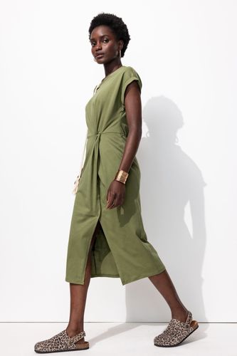 Robe mi-longue en jersey Kaki M - Promod - Modalova