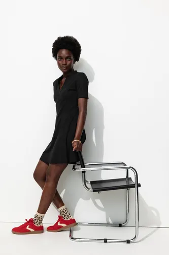 Robe courte en jersey Noir - Promod - Modalova