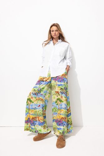 Pantalon large Laura Gulshani Imprimé multicolore 44 - Promod - Modalova