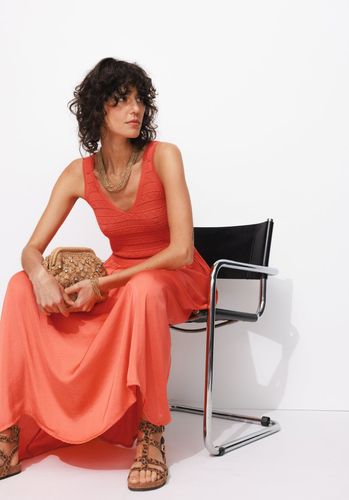 Promod Robe midi Femme Corail L - Promod - Modalova