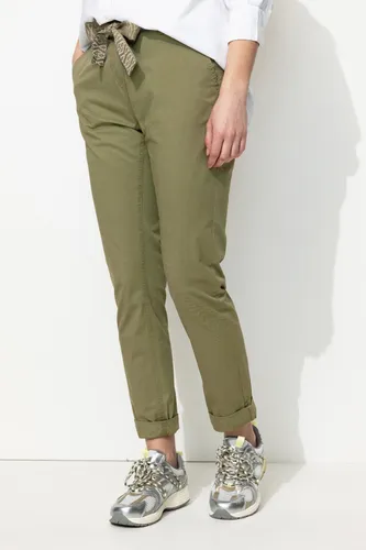 Pantalon chino ceinturé Kaki 40 - Promod - Modalova
