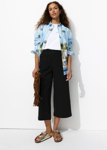 Pantalon large et court Noir 38 - Promod - Modalova