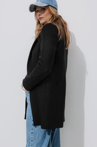 GISELE court manteau en laine Noir - Promod - Modalova