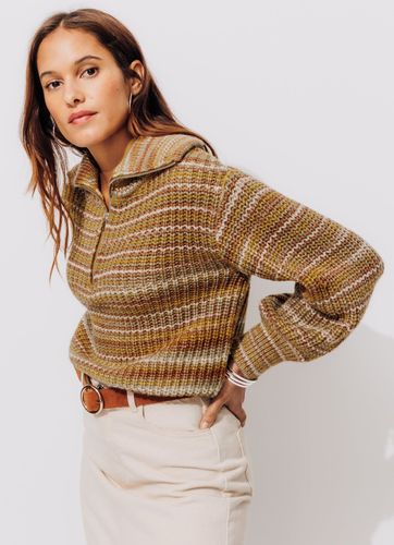 Pull col camionneur Imprimé camel - Promod - Modalova