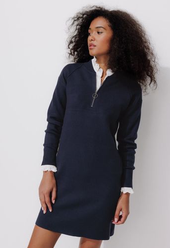 Robe-pull col zippé Marine S - Promod - Modalova