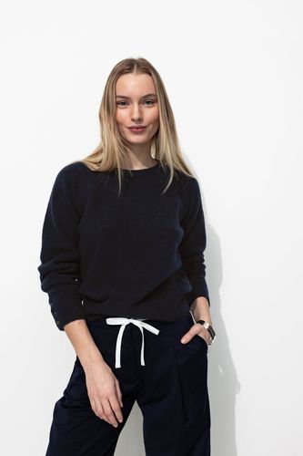 Promod Pull col rond Femme Marine - Promod - Modalova