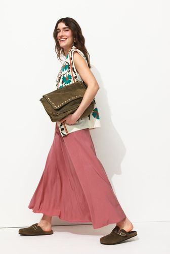 Jupe midi évasée Rose XL - Promod - Modalova