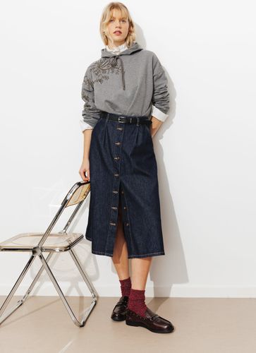 Jupe en jean brut Jean rinse 36 - Promod - Modalova