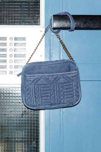 CHARLIE Sac matelassé en jean Bleu Unique - Promod - Modalova