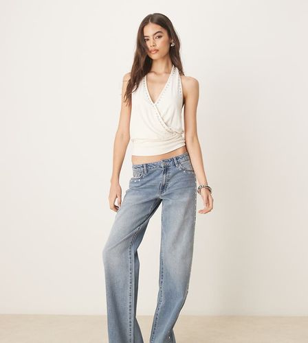 Jean large avec clous style western - Bleu clair dÃ©lavÃ© Bleu S female - Jdy Tall - Modalova