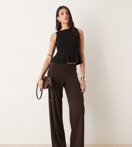 Pantalon ample - Marron chocolat-Brown Brown S L36 female - Jdy Tall - Modalova
