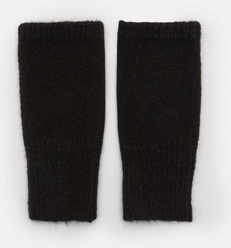 Pull & Bear - Moufles ouvertes en maille - Noir Noir M female - Pull&bear - Modalova