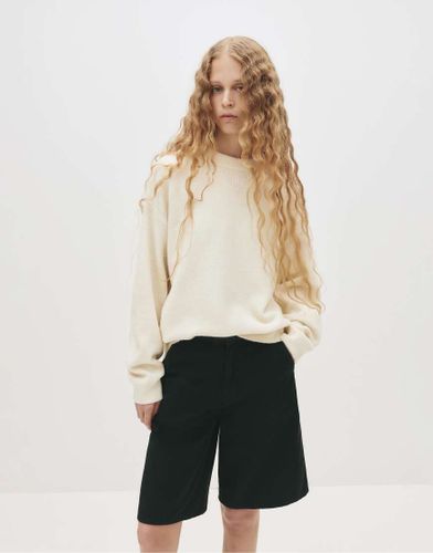 Pull & Bear - Pull en maille douce - Beige-Neutre Neutre M female - Pull&bear - Modalova