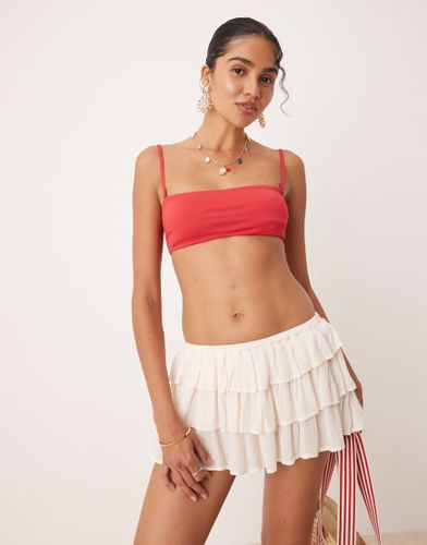 Haut de bikini bandeau - Rouge Rouge L female - Calvin Klein - Modalova