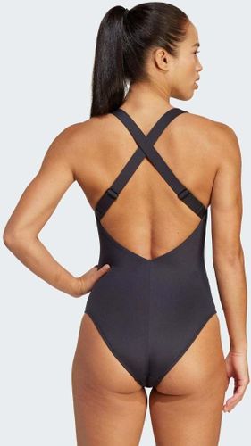 Iconisea - Maillot 1 piÃ¨ce de qualitÃ© supÃ©rieure avec bretelles croisÃ©es dans le dos et bonnets rembourrÃ©s - Noir/blanc Noir W40 female - Adidas Performance - Modalova