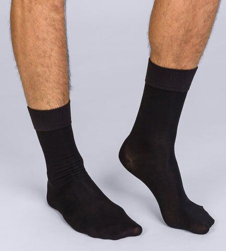 Lot de 2 mi-chaussettes noir Soft Touch Noir 39/42 - Dim - Modalova