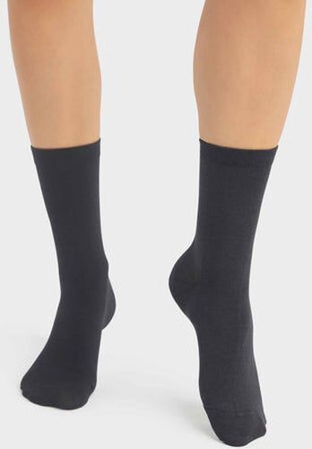 Lot de 2 paires de chaussettes en viscose Anthracite Bambou Gris 39/42 - Dim - Modalova