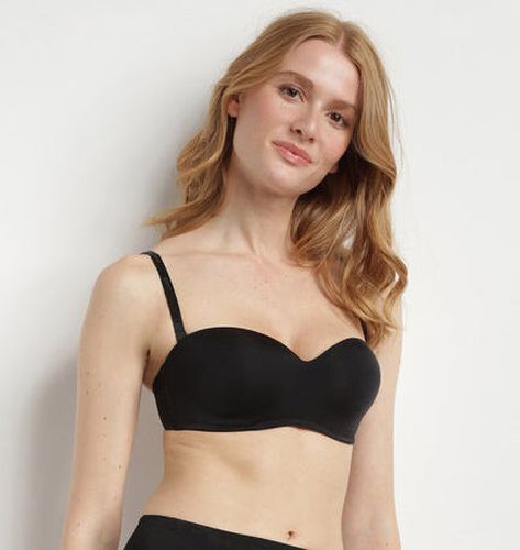 Soutien-gorge bandeau Noir sans armatures InvisiFree - Féminin - Taille 85C Noir 85C - Dim - Modalova