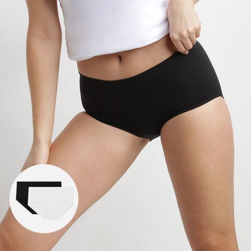 Lot de 2 boxers noir et blanc - Les Pockets Noir 38/40 - Dim - Modalova