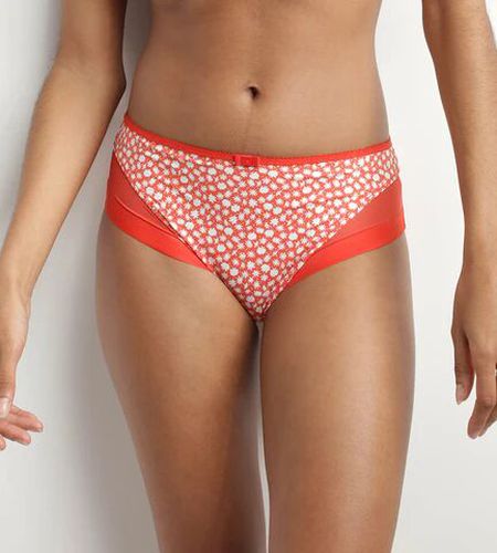 Slip en microfibre et tulle à fleurs Generous - Féminin - Taille 38 38 - Dim - Modalova