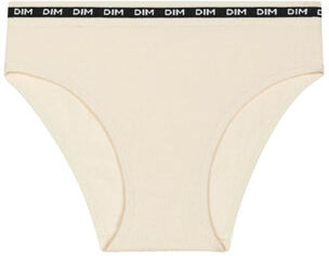 Slip pour fille en tissu côtelé Beige à ceinture noire Icons Beige 10 - Dim - Modalova