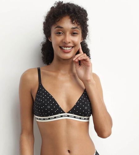 Soutien-gorge triangle sans armature en coton modal Noir mania Icons Essentiel Noir S - Dim - Modalova