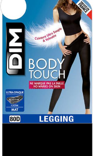 Legging noir Body Touch Ultra Opaque 80D - Féminin - Taille 3/4 Noir 3/4 - Dim - Modalova