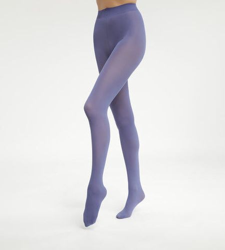Collant 50D en microfibre Bleu Nuit Opaque Velouté Bleu 1/2 - Dim - Modalova