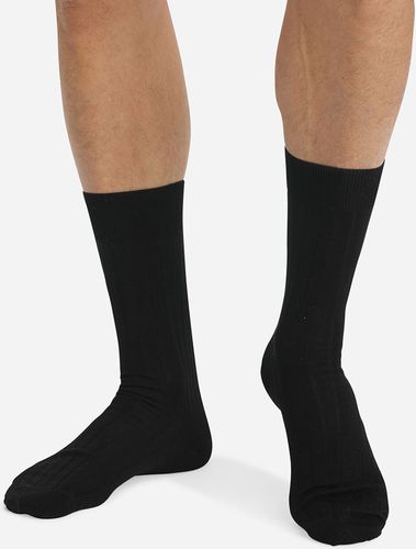 Lot de 2 chaussettes en fil d'Ecosse NOIR 43/46 - Dim - Modalova