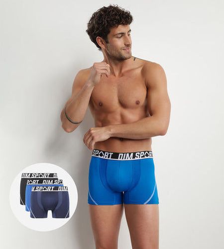 Lot de 3 boxers microfibre thermorégulateur Bleu Sport Bleu 3 - Dim - Modalova