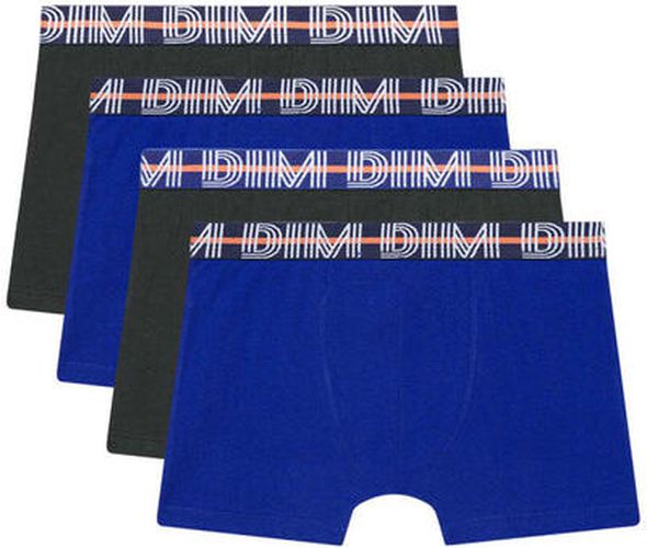 Lot de 4 boxers garçon coton stretch ceinture contrastée Eco - Masculin - Taille 12 12 - Dim - Modalova