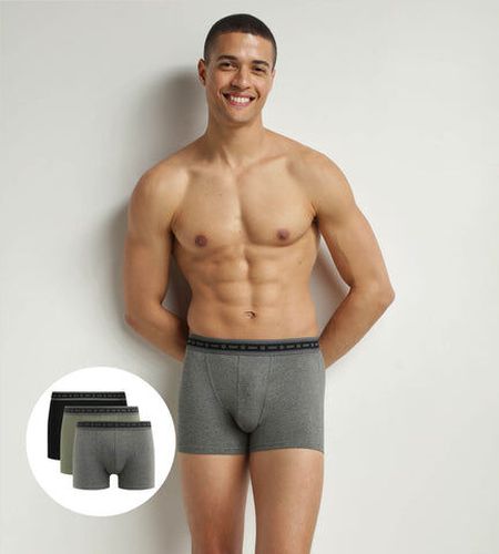 Lot de 3 boxers en coton bio Charbon Good - Masculin - Taille 6 6 - Dim - Modalova