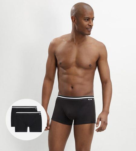 Lot de 2 boxers noirs Eco en coton stretch Noir 5 - Dim - Modalova