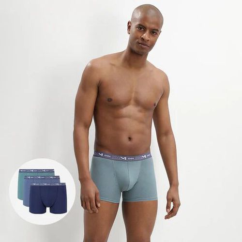 Lot de 3 boxers denim orage palme Coton Stretch - Masculin - Taille 4 4 - Dim - Modalova