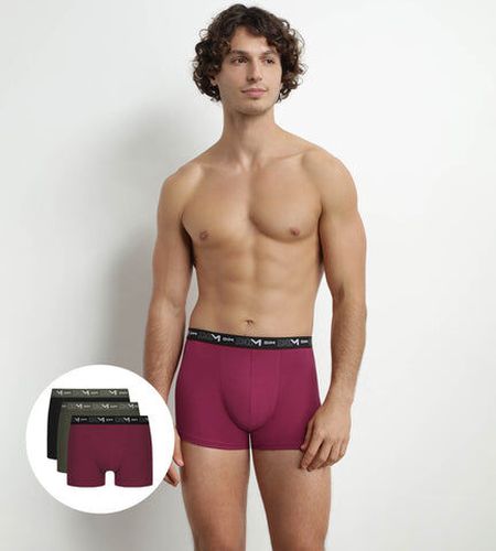 Lot de 3 boxers Coton Stretch - Masculin - Taille 5 5 - Dim - Modalova