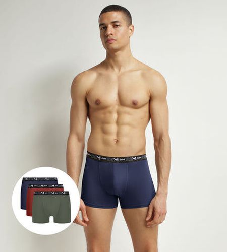 Lot de 3 boxers Coton Stretch - Masculin - Taille 4 4 - Dim - Modalova