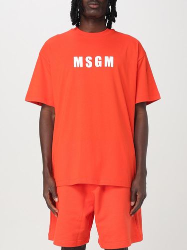 T-Shirt MSGM Homme couleur Rouge L - Msgm - Modalova