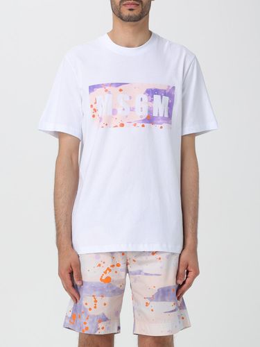 T-Shirt MSGM Homme couleur Blanc XL - Msgm - Modalova
