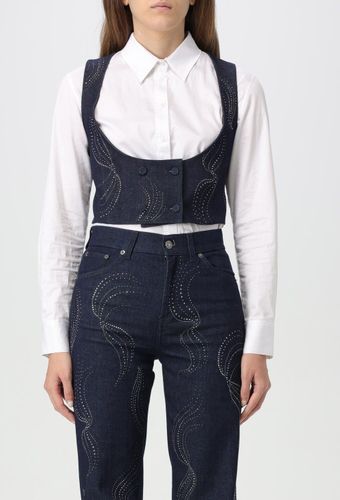 Gilet DONDUP Femme couleur Bleu 42 - Dondup - Modalova