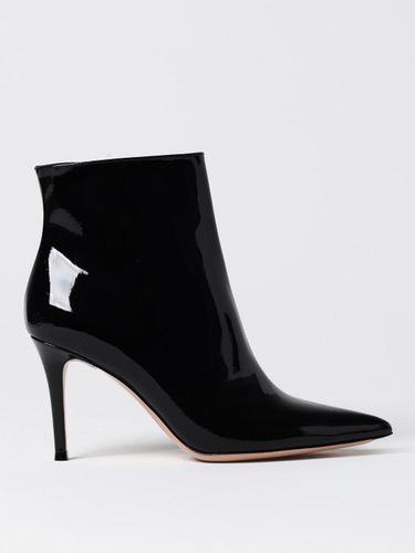 Bottines Plates couleur Noir 38½ - Gianvito Rossi - Modalova