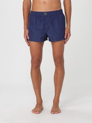 Maillot De Bain couleur Bleu 4 - Dolce & Gabbana - Modalova