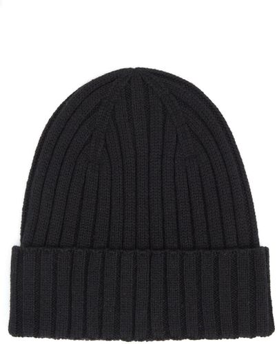 Draeger Bonnet Cotelé Noir - Homme - Draeger - Modalova