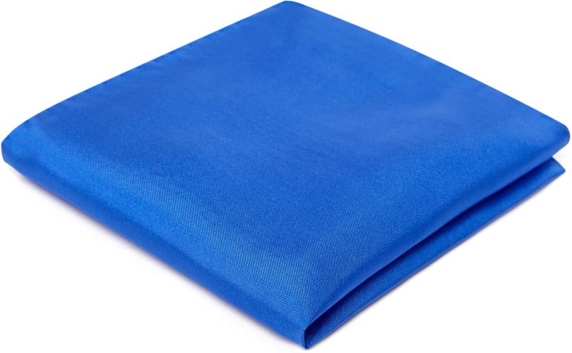 Pochette de costume en soie - bleu roi - Draeger - Modalova