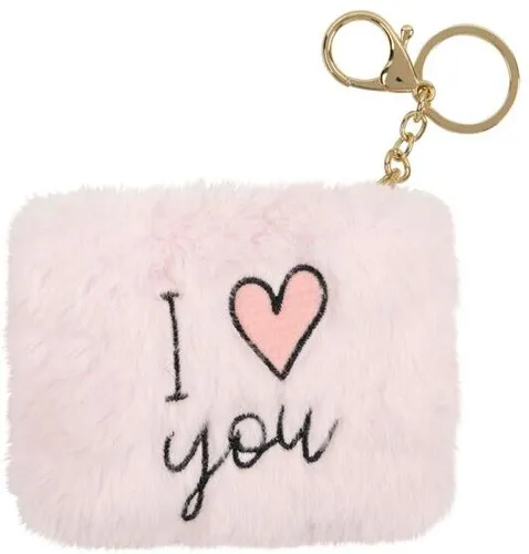 Porte-monnaie peluche I love you - Draeger - Modalova