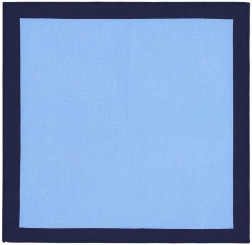 Pochette de costume en lin - bleu et marine - Draeger - Modalova
