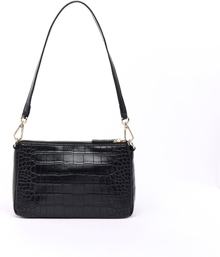 Sac Pochette Anna Croco - Noir - Draeger - Modalova